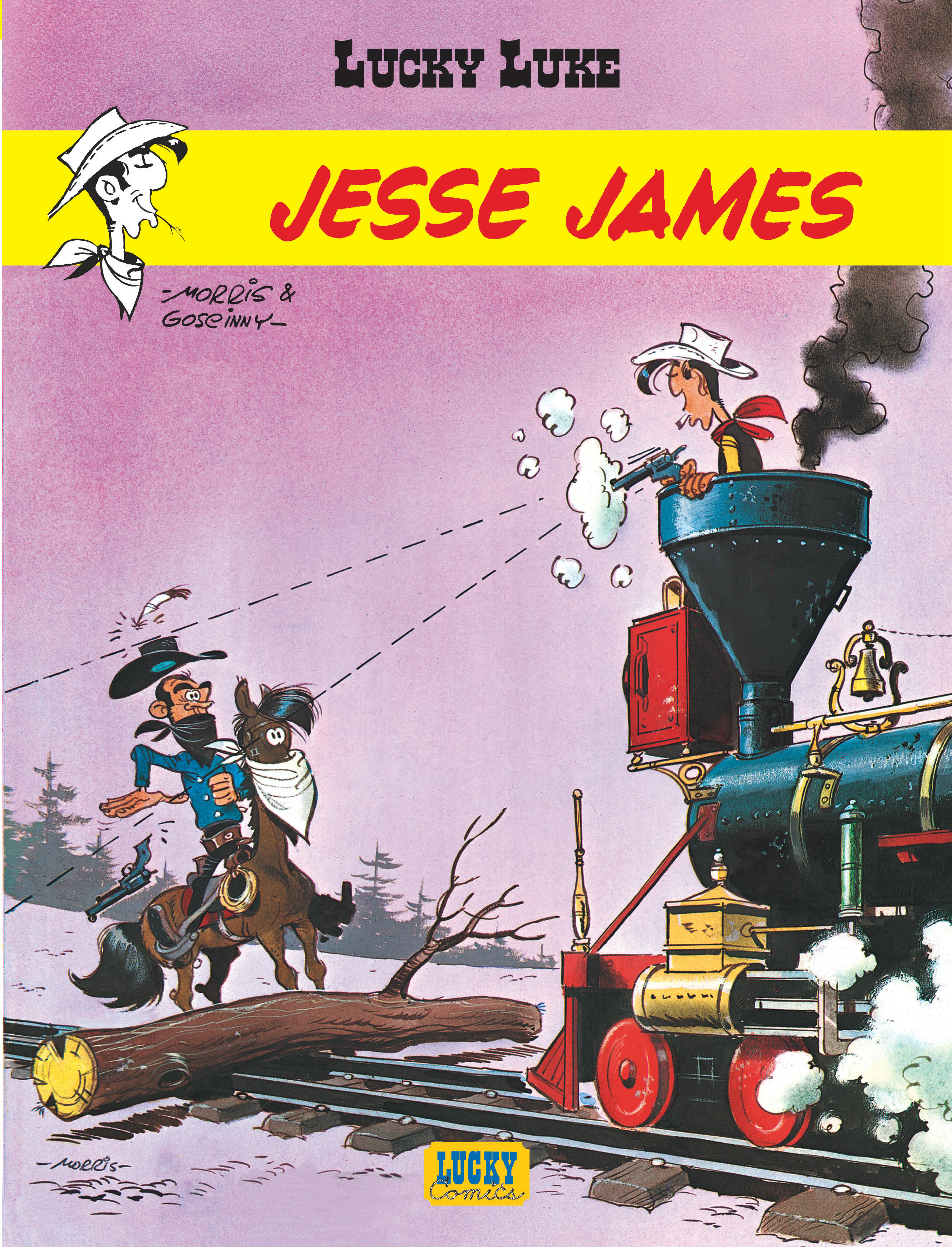 « Jesse James » selon Goscinny et Morris (Dargaud, 1969).