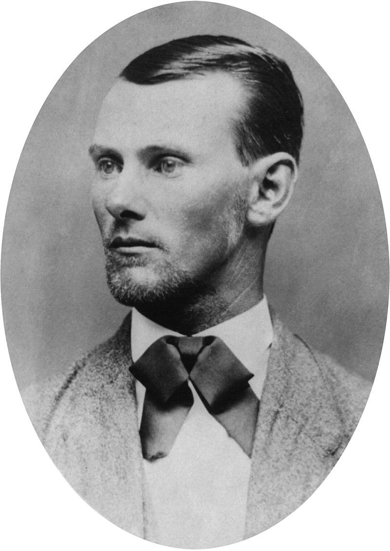 Jesse James vers 1880.