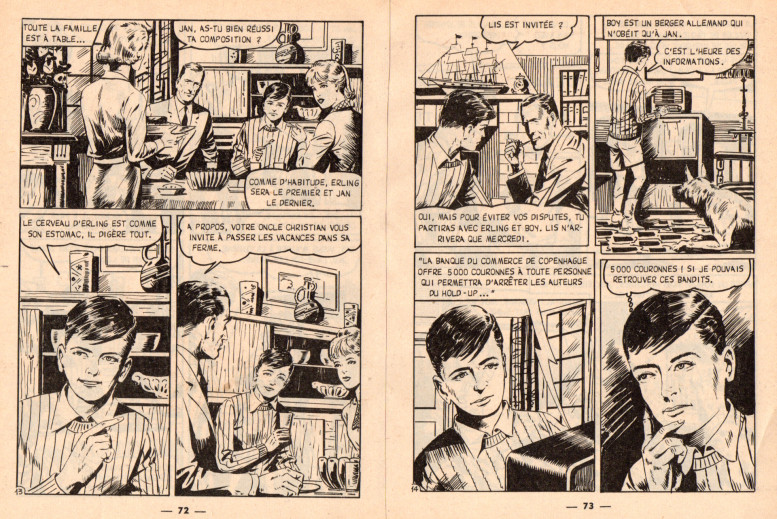 « Jan devient détective » Thierry n° 28 (mai 1967).