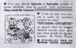 Premier dessin de Sylvain et Sylvette au n° 8 de l’édition rurale de Cœurs vaillants/Âmes vaillantes, le 17 août 1941.