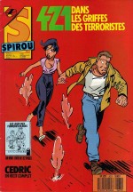 Le retour de 421, en couverture de Spirou n° 2627 (Dupuis, août 1988). La dernière pour cette série..