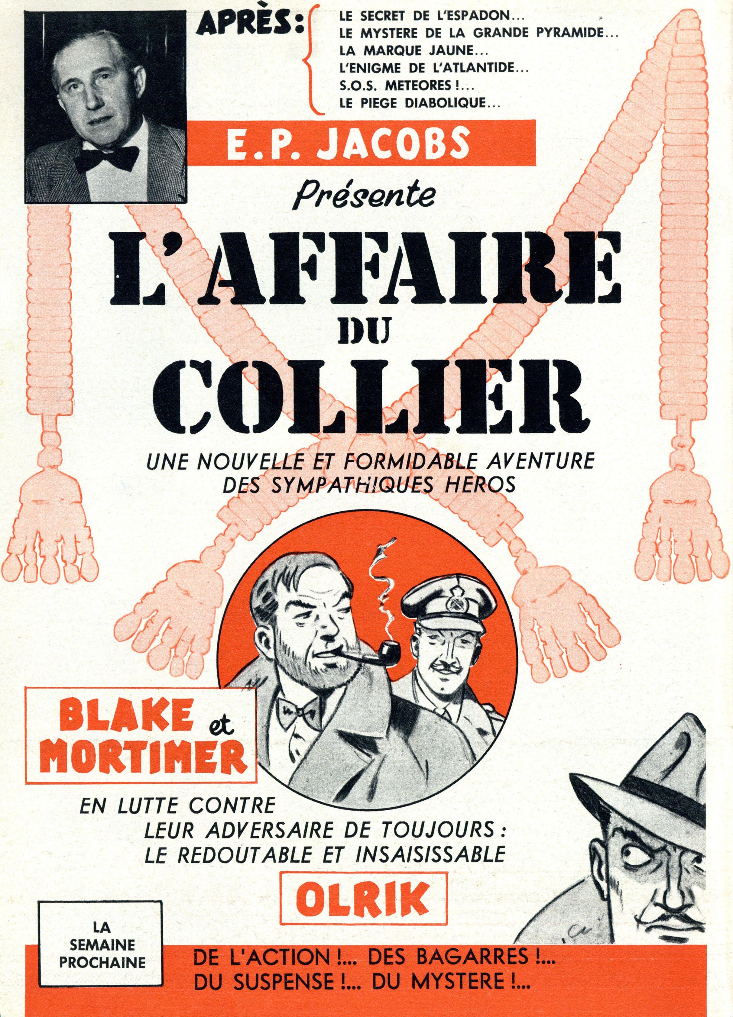 Page annonce parue dans la version belge du journal Tintin (n° 33 du 17 août 1965).