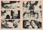 Deux des 88 demi planches (remontées en 44 dans les albums) de « Trois Salopards dans la neige » - scénario William Vance et André-Paul Duchâteau - parues dans Tintin sélection du n° 34 au n° 38, de 1976 à 1978.