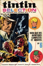 Couverture de Tintin sélection n° 6 du 01/02/1970.