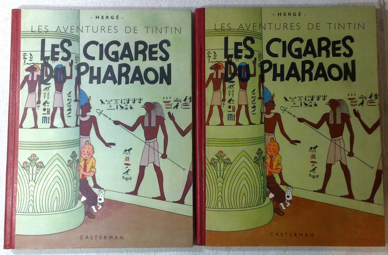 Deux exemplaires des « Cigares » neufs, mais aux couleurs très différentes.