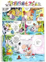 « Robinson et Zoé » — dessin Philippe Bercovici — Gomme n° 10 (08/1982).