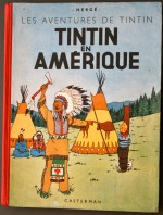 « Tintin en Amérique » grande image, tiré à 5 000 exemplaires.
