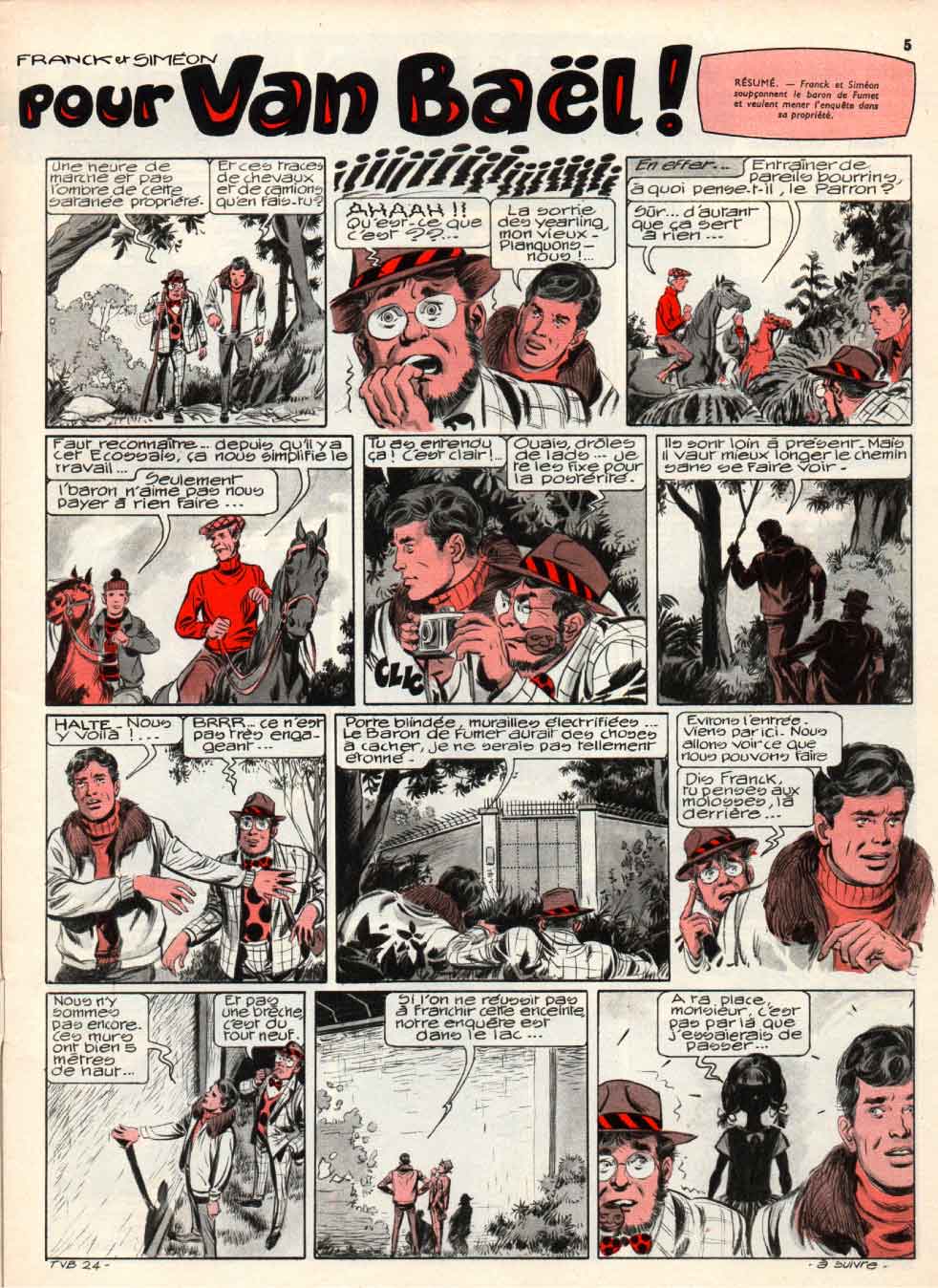 « Franck et Siméon » J2 jeunes n° 46 (18/11/1965).