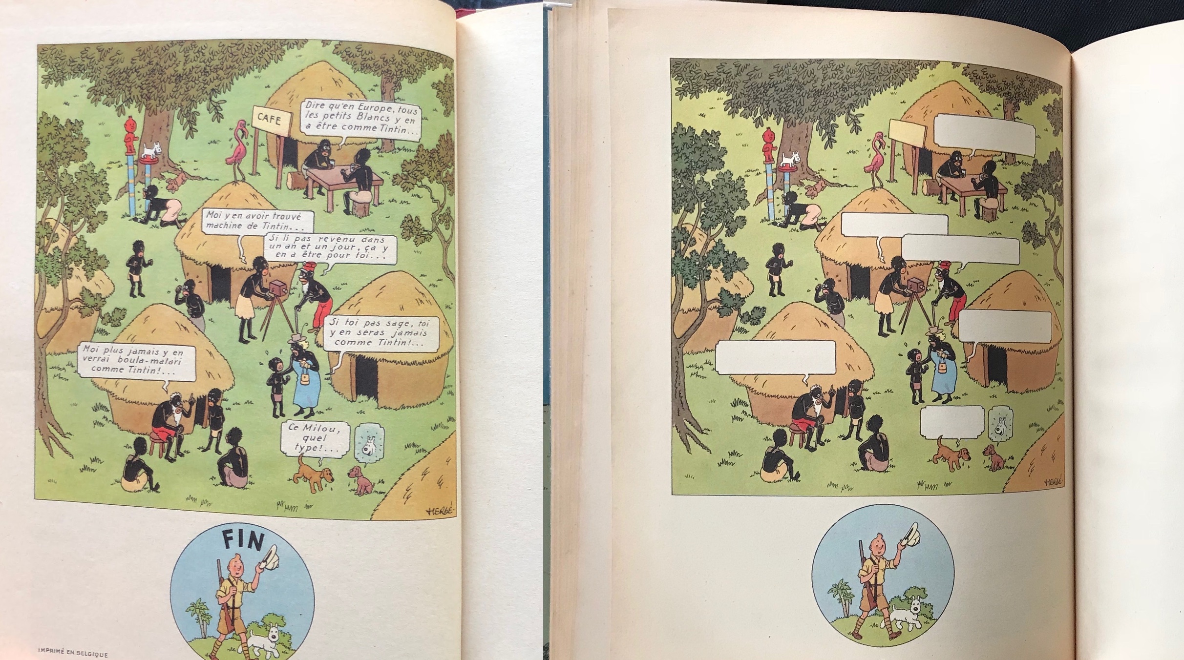 Tintin in the Congo : Hergé: : Livres