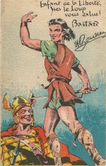 Carte postale éditée par Vaillant (1947).