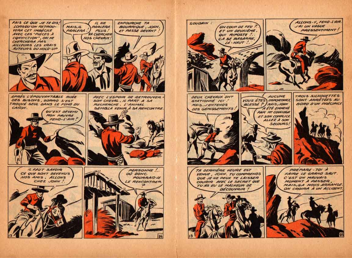 « Zorro » Zorro n° 28 (mars 1957).