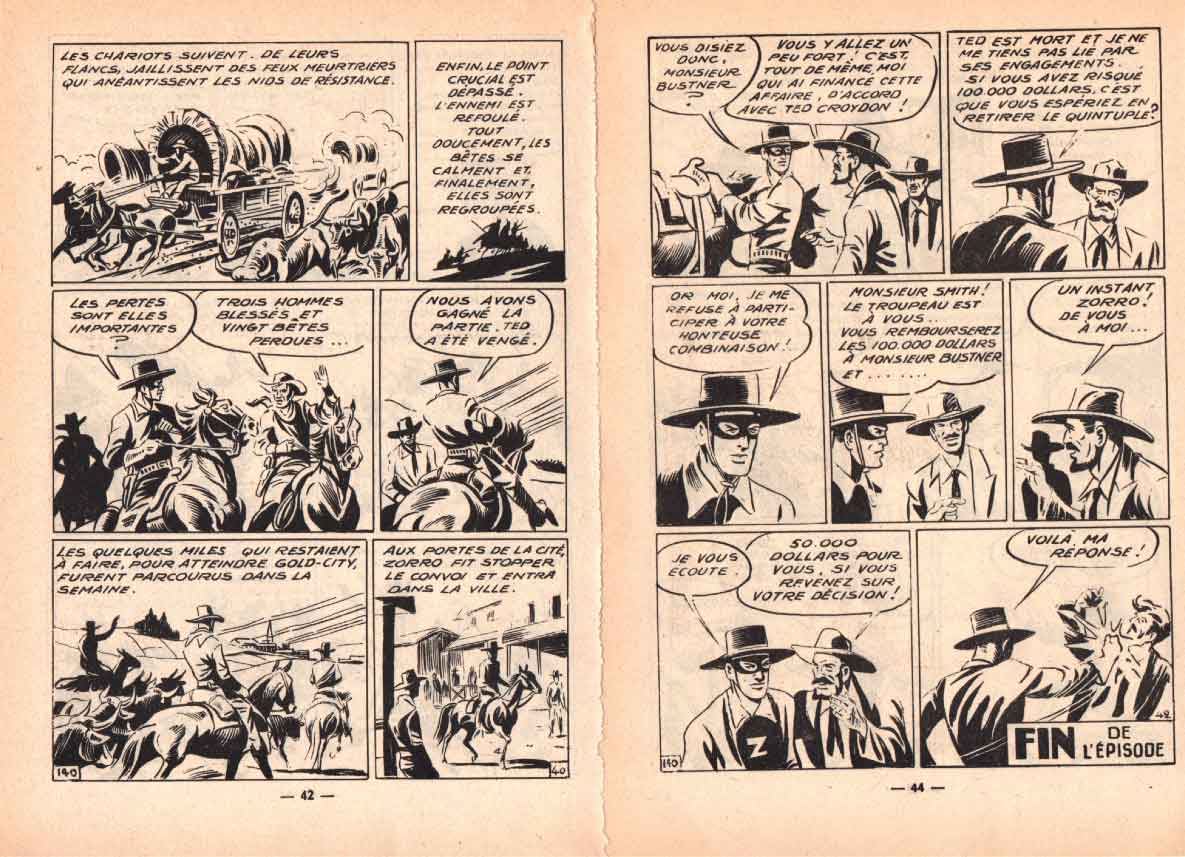 « Zorro » Zorro n° 140 (01/1967).
