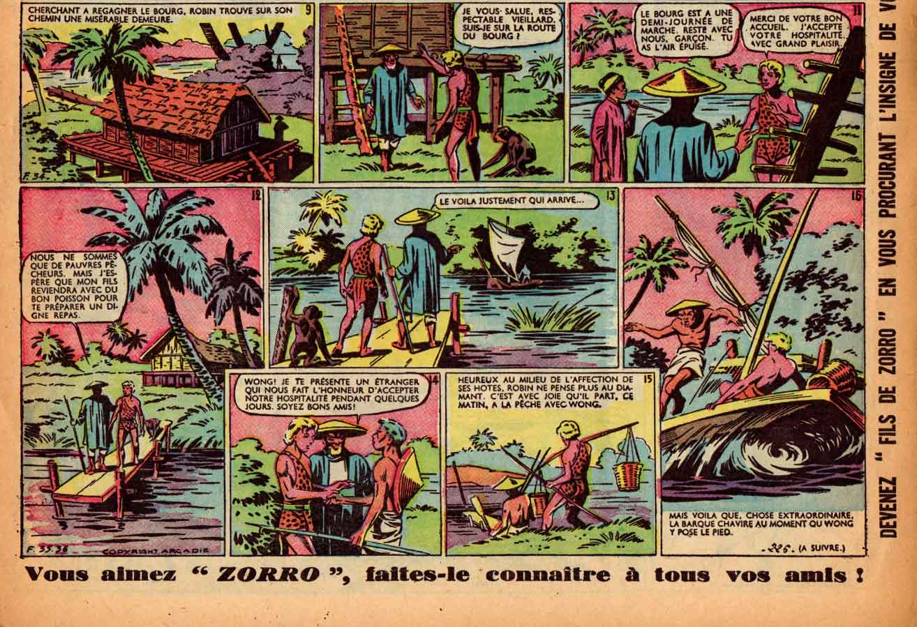 « Robin » Zorro n° 226 (08/10/1950).