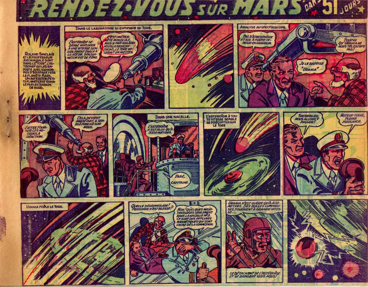 « Rendez-vous sur Mars dans 51 jours » Jeudi magazine n° 24 (14/11/1946).