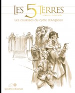 Couverture de la première édition de « Les 5 Terres : Les Coulisses du cycle d'Angléon » (CedMag, octobre 2022).