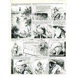 Une page originale de « Bob Morane » par Dino Attanasio.