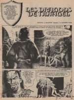 « Les Dragons de Tintagel » par Artur Aldomà Puig et Jean Olliver, dans le n° 295 de Pif-Gadget en 1974.
