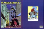 Couverture pour le premier volume de « Masquerouge » (éd. Glénat, 1984).