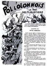 « Pol l’Olonois », Journal des Pieds nickelés n° 35 (février 1968).