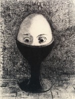 « L'Œuf » (Odilon Redon, 1885).