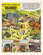 « Pythagore T2 : Opération "Rhino" » par Derib et Job, chez André Jobin (1970).