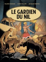 Couverture Canal BD et extrait du dossier du « Gardien du Nil » (Casterman, 2024).