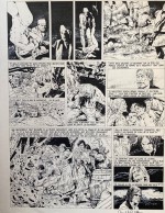 Planche originale de « Cargo T5 : Le Sextant », album paru chez Glénat en 1988 et prépublié l'année d'avant dans Circus.