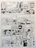 Planche originale de « Tif et Tondu » par Alain Sikorski.